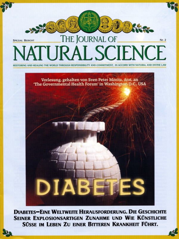 Titelblatt der Publikation : Die Ursache und Heilung von Diabetes