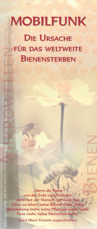 Titelblatt der Publikation : Mobilfunk – Die Ursache für das weltweite Bienensterben