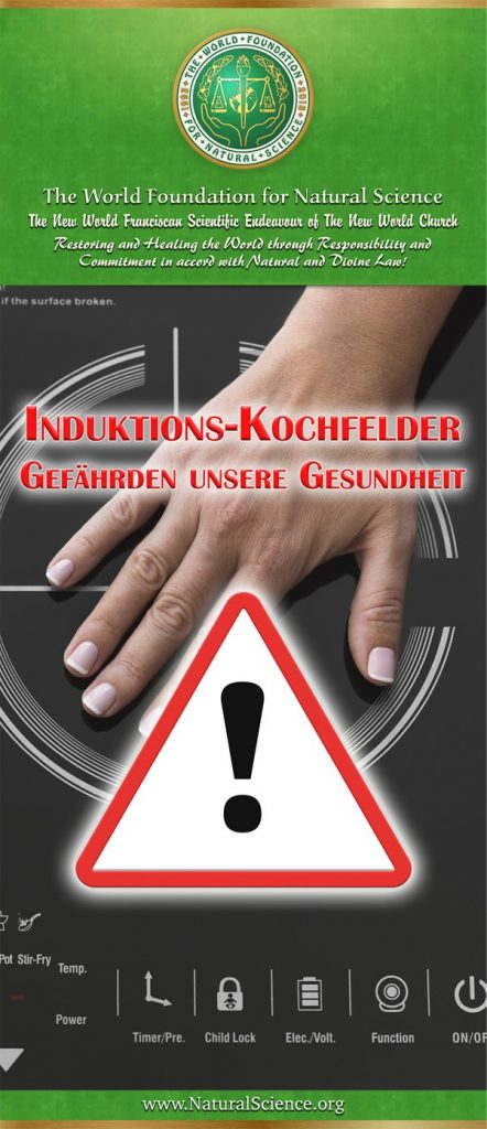 Titelblatt der Publikation : Induktions-Kochfelder gefährden unsere Gesundheit