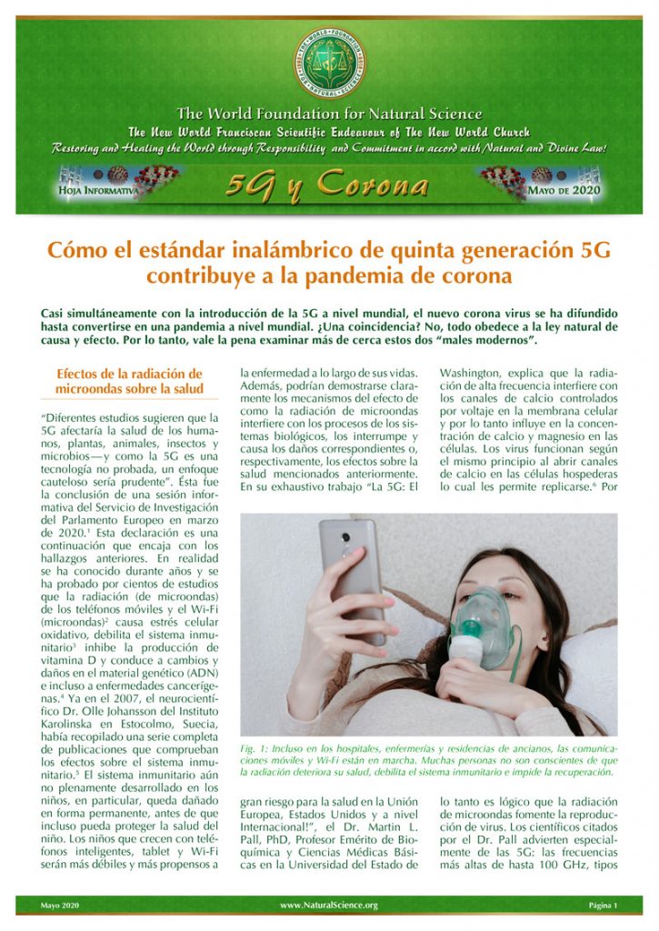 Portada de la publicación: Cómo el estándar inalámbrico de quinta generación 5G contribuye a la pandemia de corona
