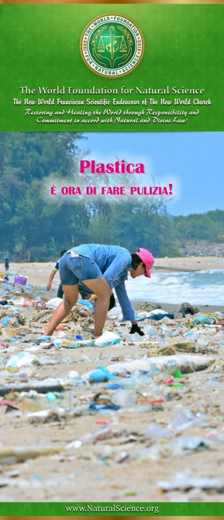 Frontespizio della pubblicazione: Plastica – è ora di fare pulizia!