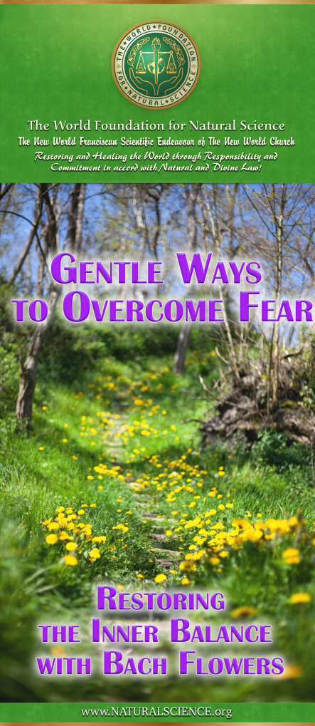 Cover of publication : Gentle ways to overcome fear – restoring the inner balance with bach flowers